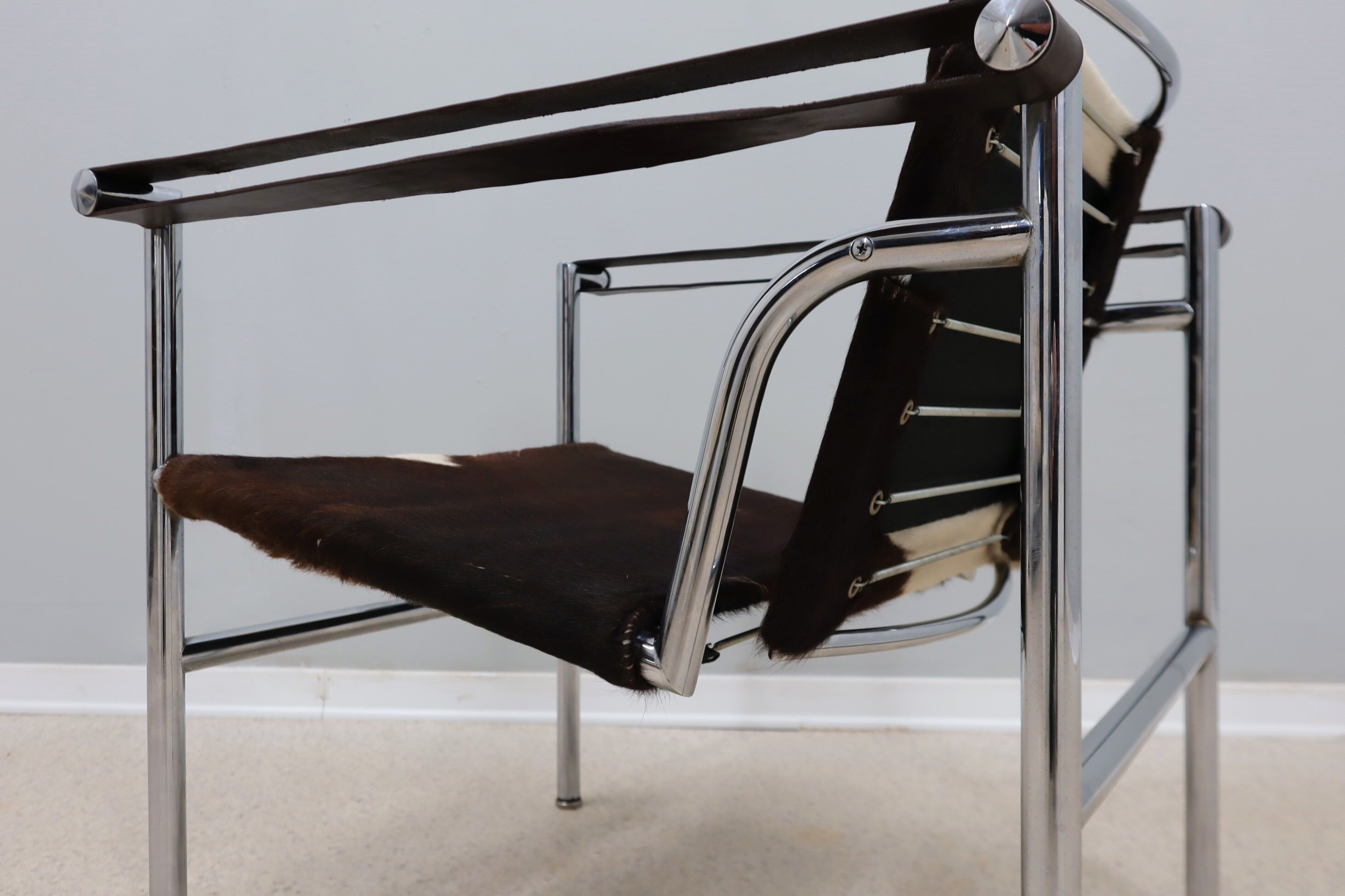 LC1 pony armchair original Cassina 1970s