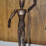 Antique wooden articulated artist's mannequin