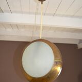 Stilnovo Pendant Lamp Model "1205" 1960s, Vintage 1960s Brass Chandelier