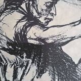 Marc De Michelis (born in 1947) Lithograph - 30 x 21 cm