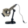 Directional articulated lamp in nickel-plated chrome and black bakelite, with cast iron counterweight.