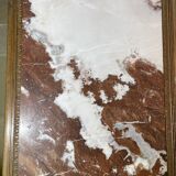Wooden and pink marble server