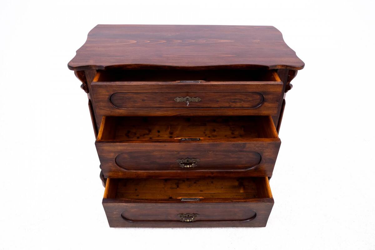 Antique chest of drawers from the turn of the 19th and 20th centuries, Nort