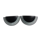 Paire d'appliques en verre Estiluz 1980