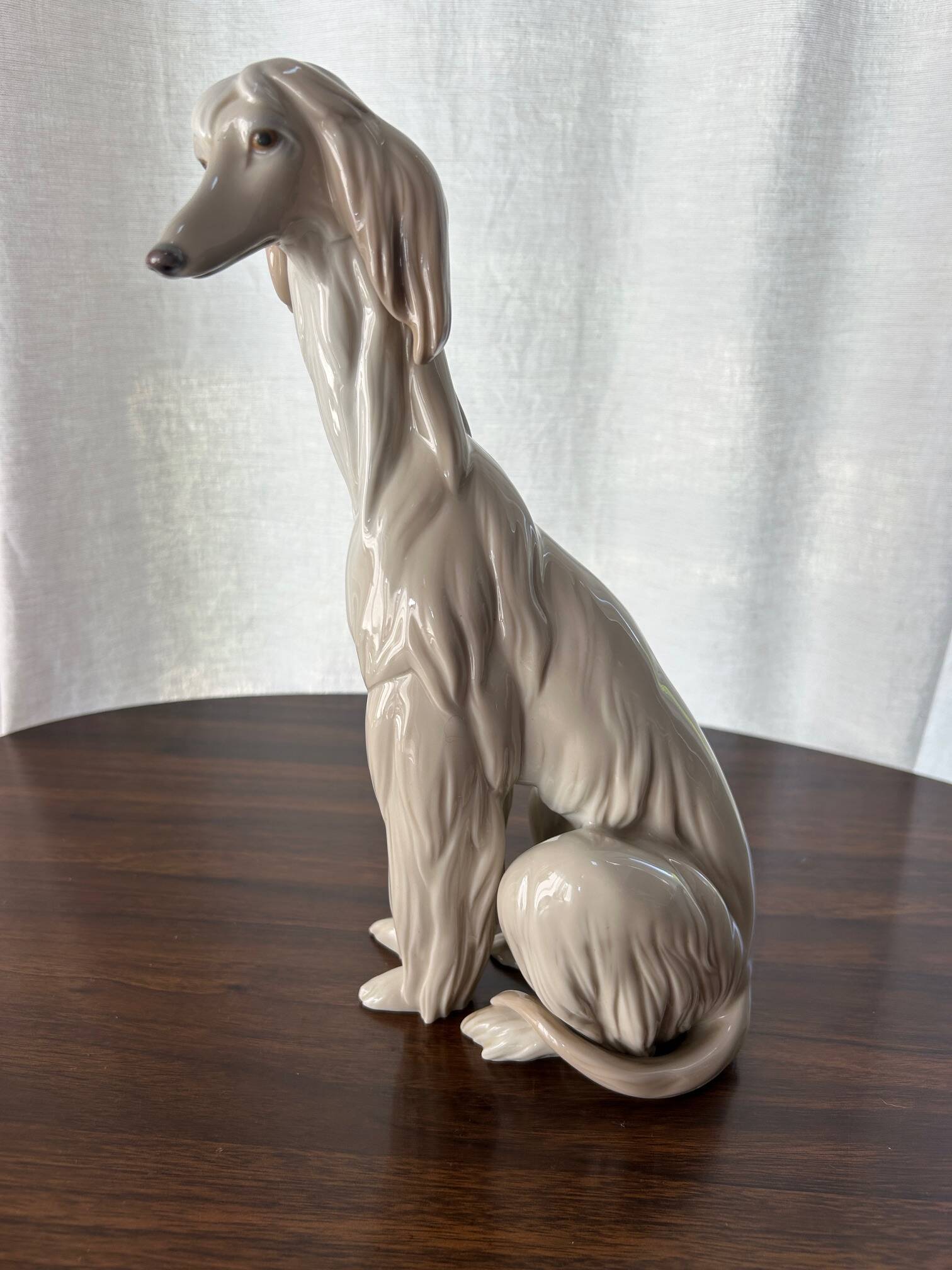 Ceramic greyhound by Juan Huerta