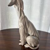 Ceramic greyhound by Juan Huerta