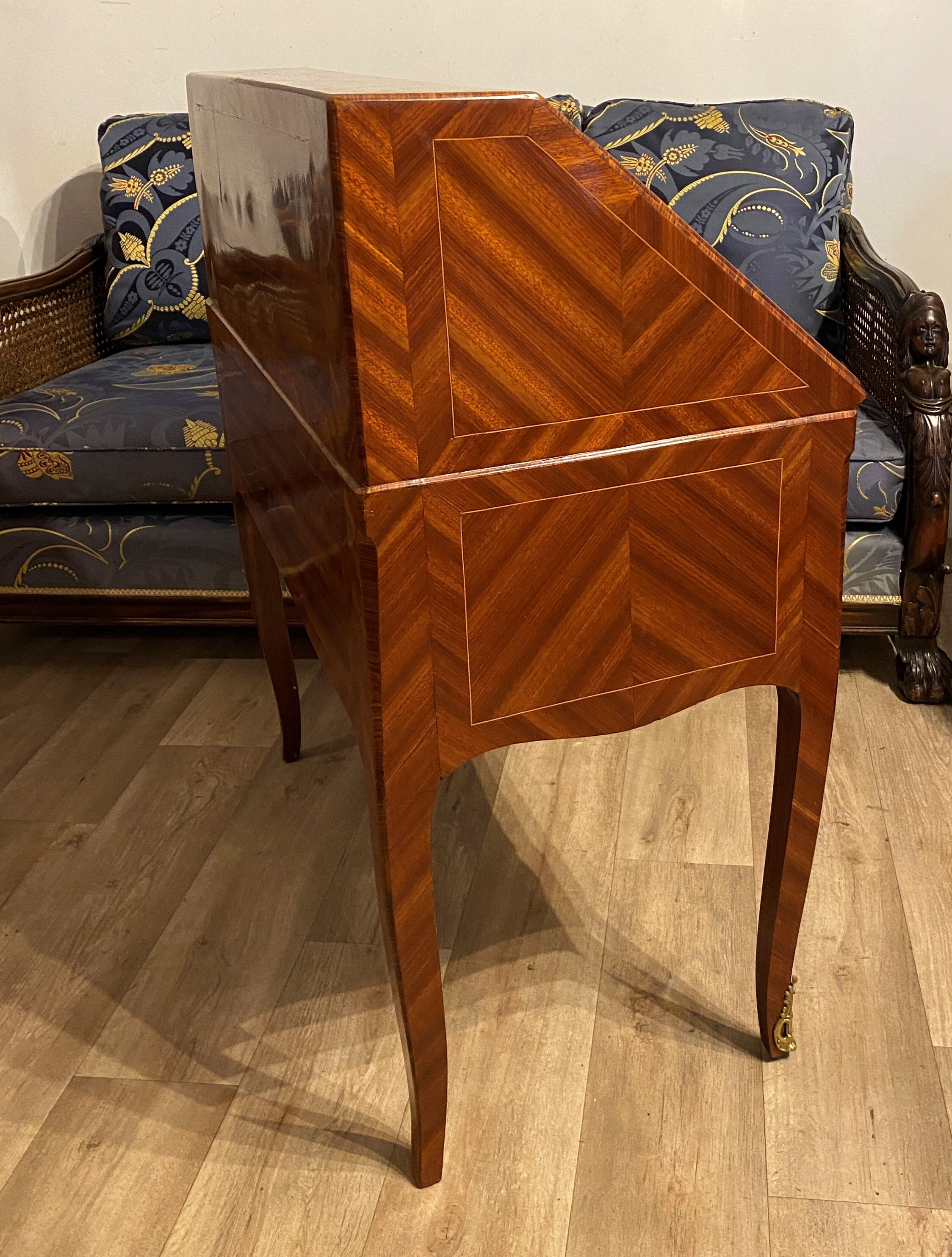 Slope desk marquetry XVIIIth