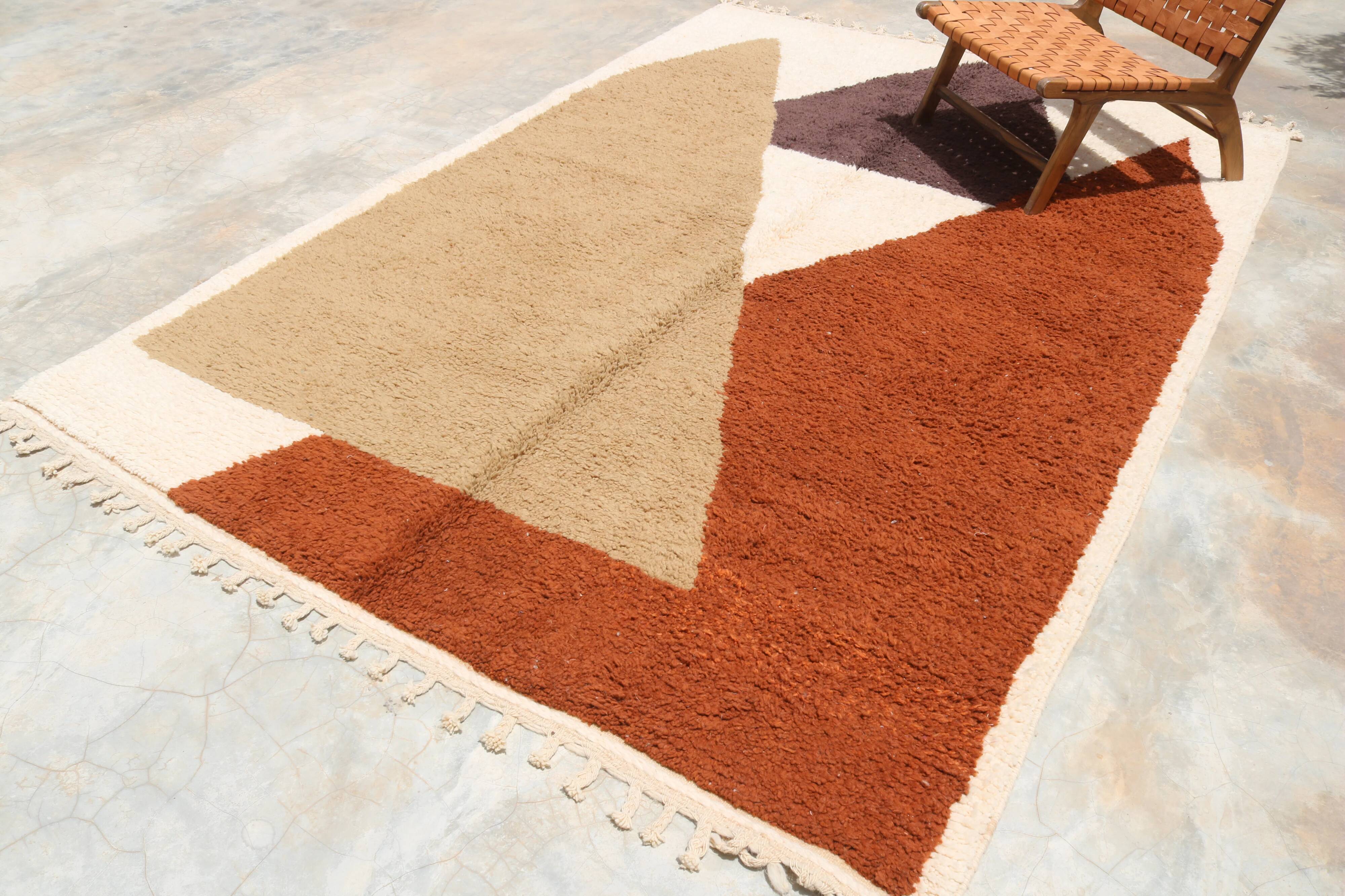 Large handmade colourful rug, 300 x 200 cm - G1083