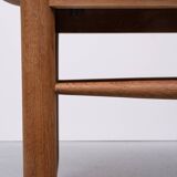 Table basse en chêne massif, années 1950