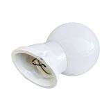 White industrial wall lamp Lindner, Germany, 1960s.