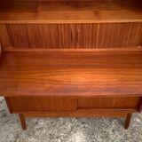 Danish library and its teak secretary 1960 by Johannes Sorth