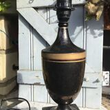 Bronzed ceramic lamp base