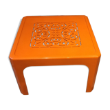 Gilac coffee table orange worked model n°1853