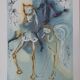 Salvador Dali: Horses, The Picador - Signed lithograph