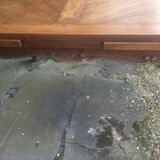 Louis XV style oak table with extension