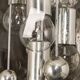 Large Sputnik ball pendant by Doria, Germany, 1970s.
