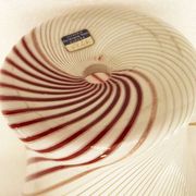 Dino Martens for Aureliano Toso Murano mezza filigrana table lamp from the 1950s