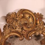 Louis XV period console in gilded wood
