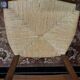 6 high-backed straw chairs