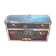 Antique chest in painted wood