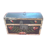 Antique chest in painted wood