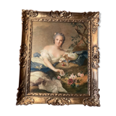 Toile avec encadrement