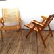 2 folding chairs vintage Rex lounge by Niko Kralj design