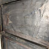 Late 18th-century Belgian embossed leather folding screen – after Daniel Marot