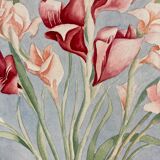 Aquarelle fleurs vintage