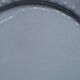 Set of 4 blue ceramic dessert plates.