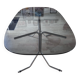 Glass and chrome table
