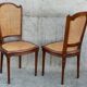 6 chaises cannées