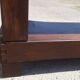Console époque Restauration, style  Charles X en noyer avec marbre griotte