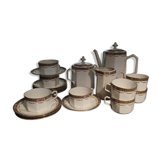 Fine porcelain coffee service