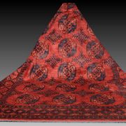 Tapis d'orient Boukhara Turkmène Afghanistan : 350 x 255 Cm