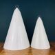 Cone table lamps Murano, Italy, 1970s, set of 2