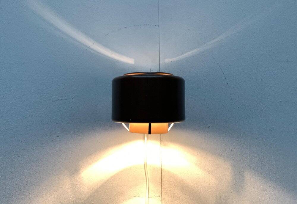 Mid-Century Danish Space Age Piccolo Wall Lamps from Lyfa, 1960s, Set of 2