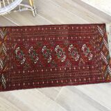 Vintage pure wool rug – 118 x 57cm