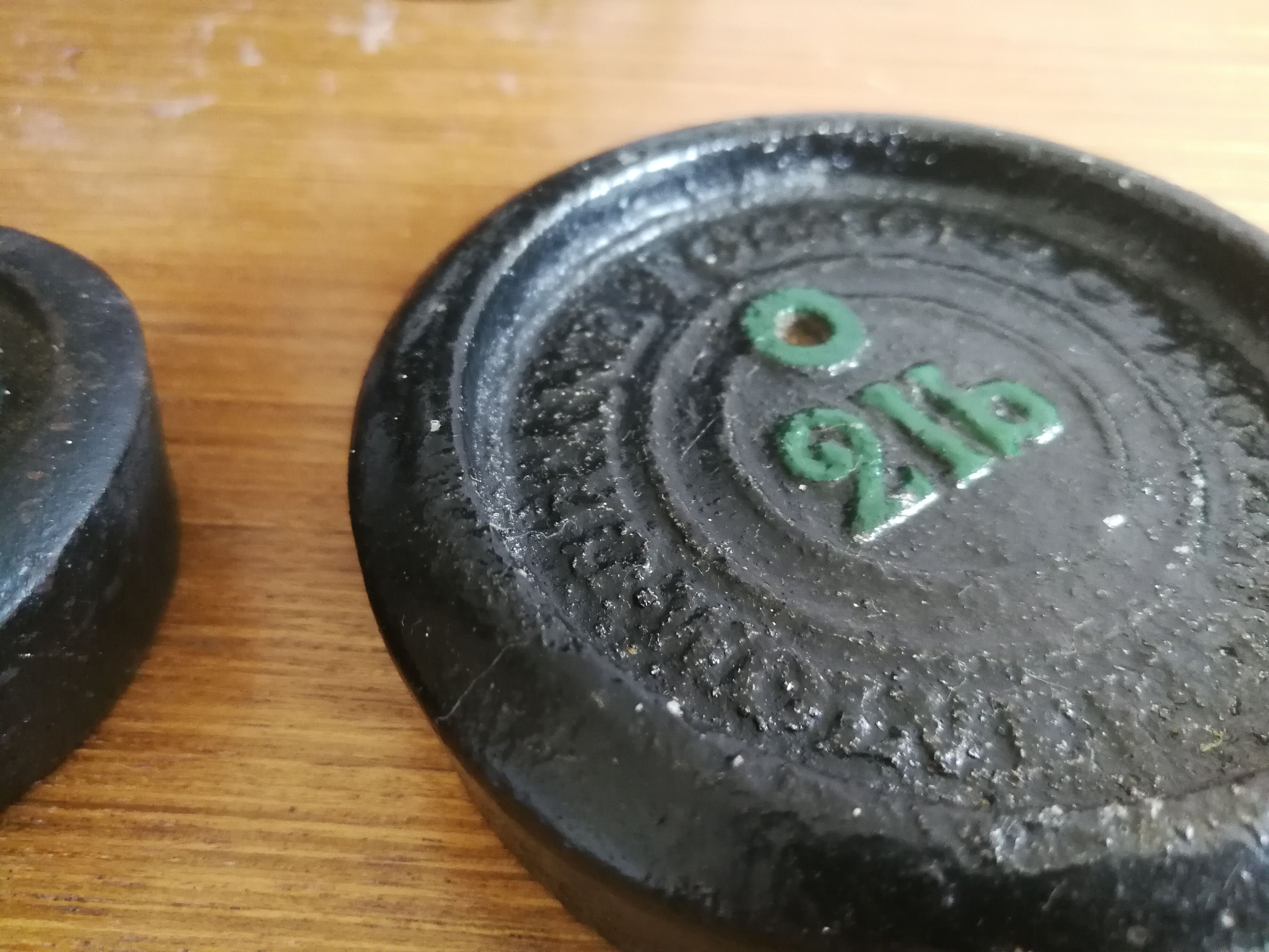 Antique Cast Iron Kitchen Scales With Ceramic Tray And Weights