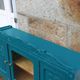 Renovated antique sideboard – Petrol blue V33 – Vintage / Art Deco style