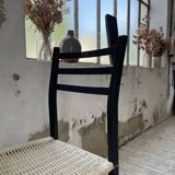 Black Italian rope chairs