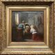 Tableau, oil on panel "The Wonder" Charles Édouard ELMERICH (1813-1889)