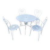 Iron garden furniture