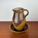 Carafe et coupelle en Céramique d'Étude Allemand du Milieu du Siècle de Trenck Keramik Kellinghusen, Années 1960, Lot de 2
