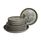 Set of 12 plates Longchamp + 1 dish