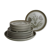 Set of 12 plates Longchamp + 1 dish
