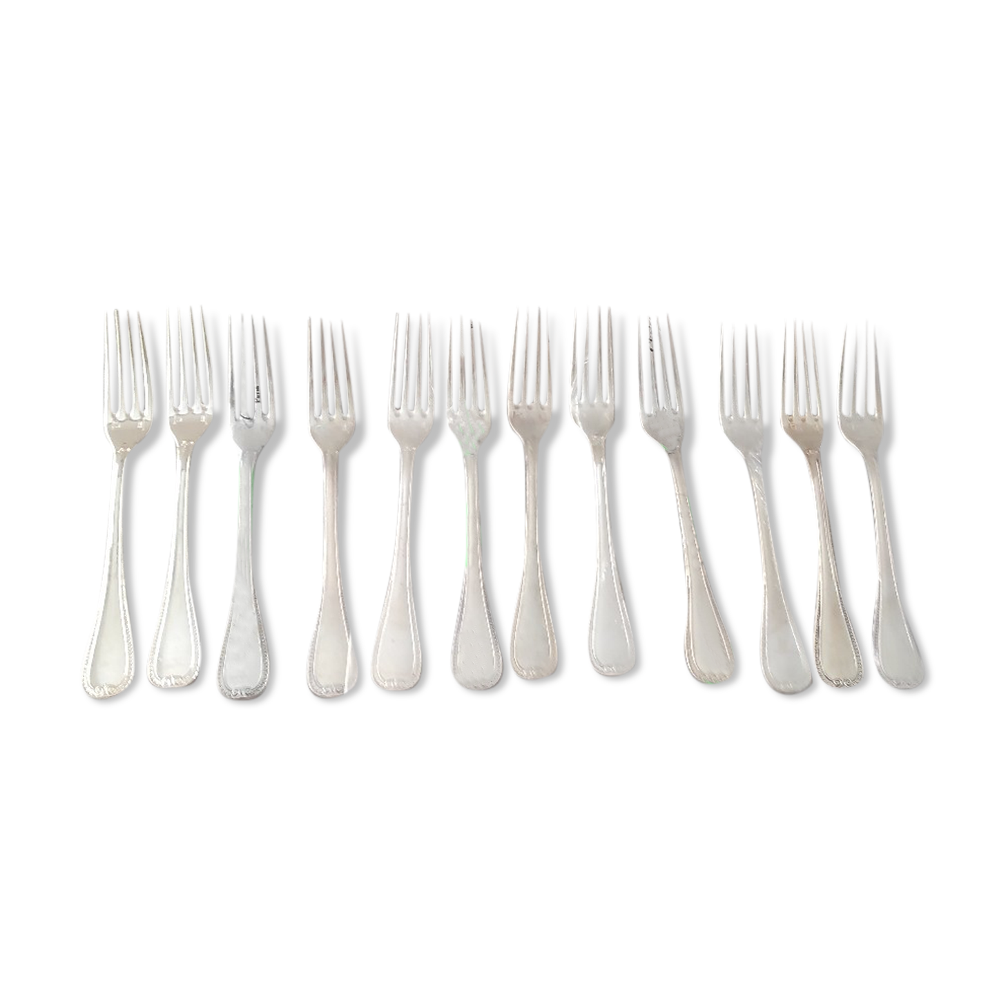 Set of 12 forks by Christofle