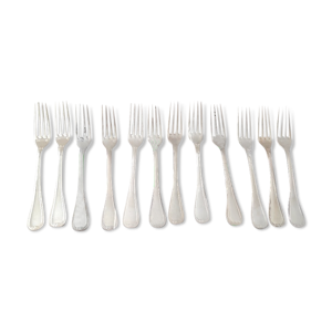 Lot de 12 fourchettes Christofle