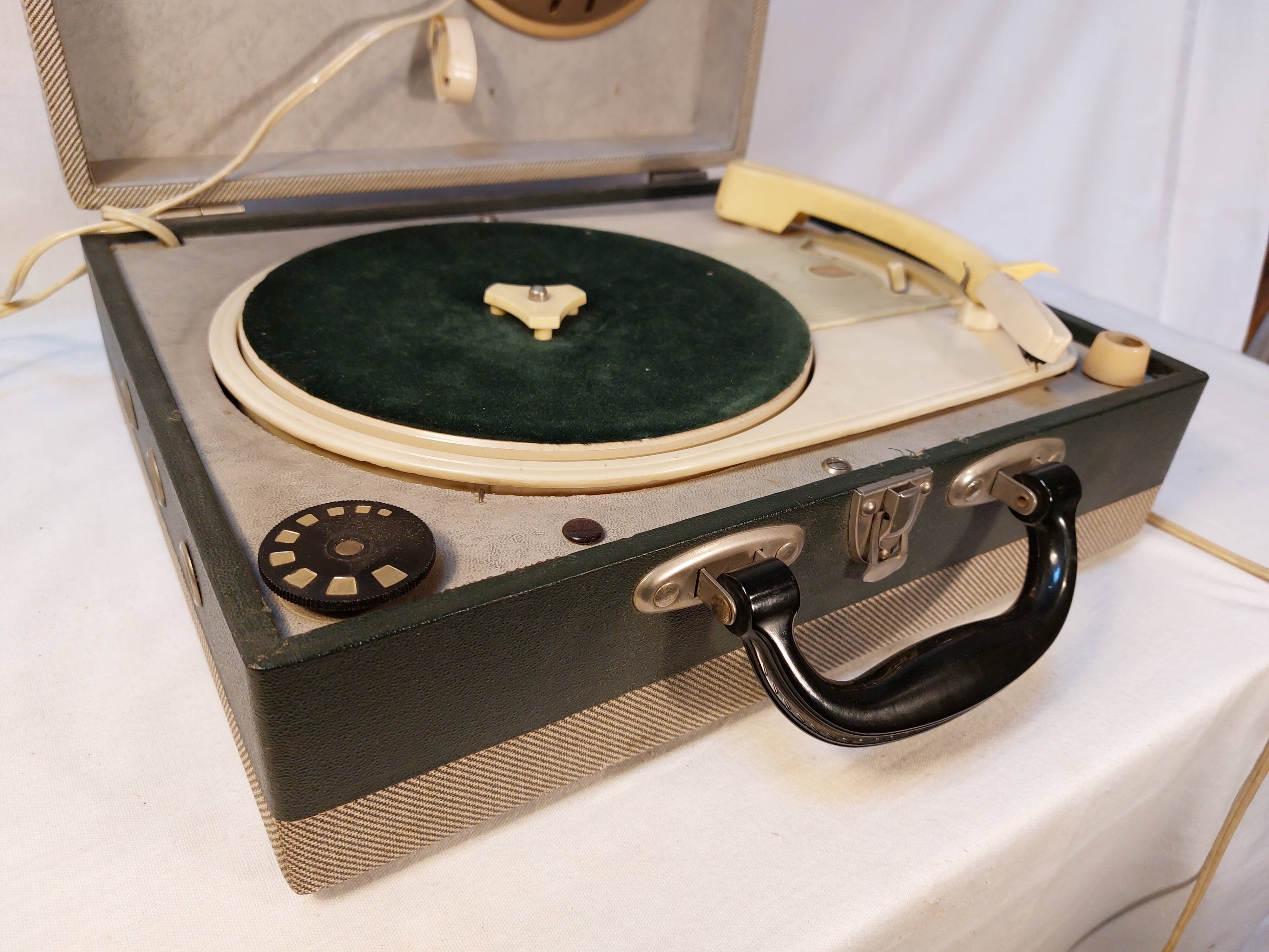 Tourne-disque électrophone vintage philips - années 60