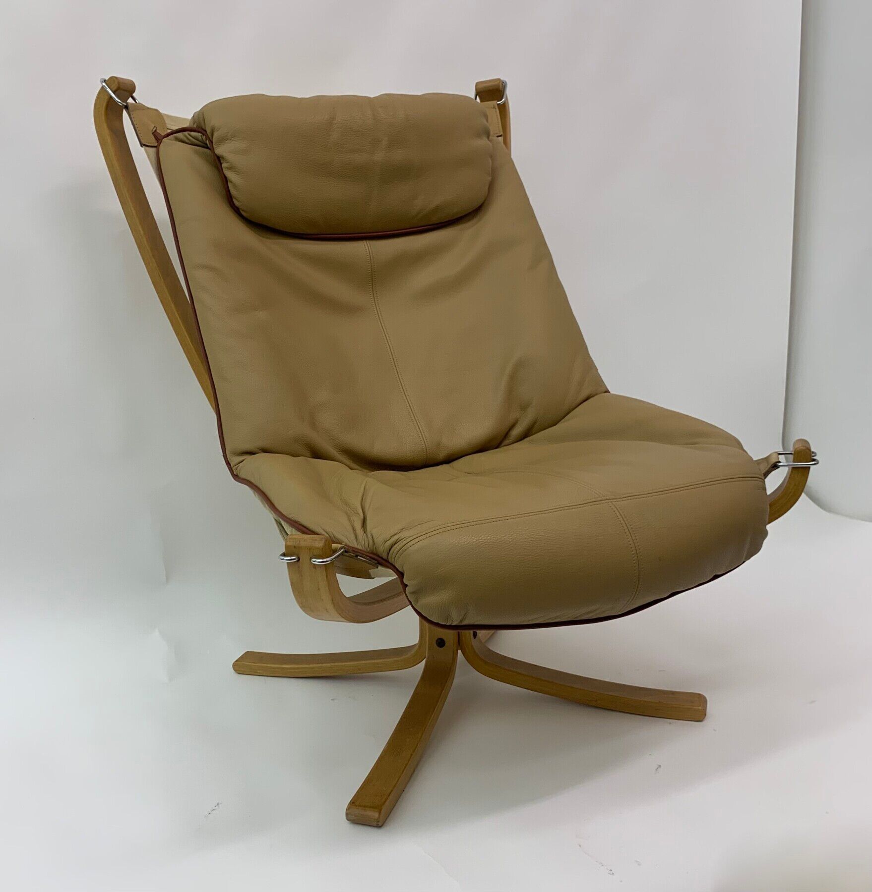 Falcon leather armchair by Sigurd Ressel for Vatne Møbler 1970s